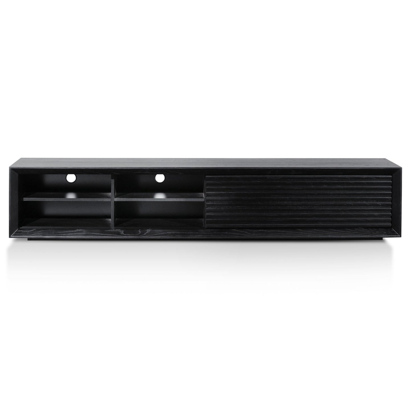 CTV6203-CN 2.3m Wooden TV Entertainment Unit - Black Oak