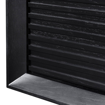 CTV6203-CN 2.3m Wooden TV Entertainment Unit - Black Oak