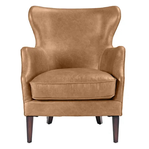 Marlon Armchair Light Brown Leather