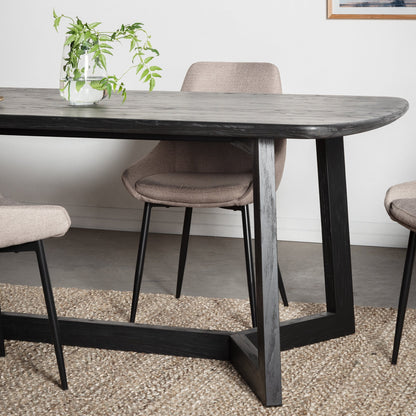 2.2m Dining Table - Black