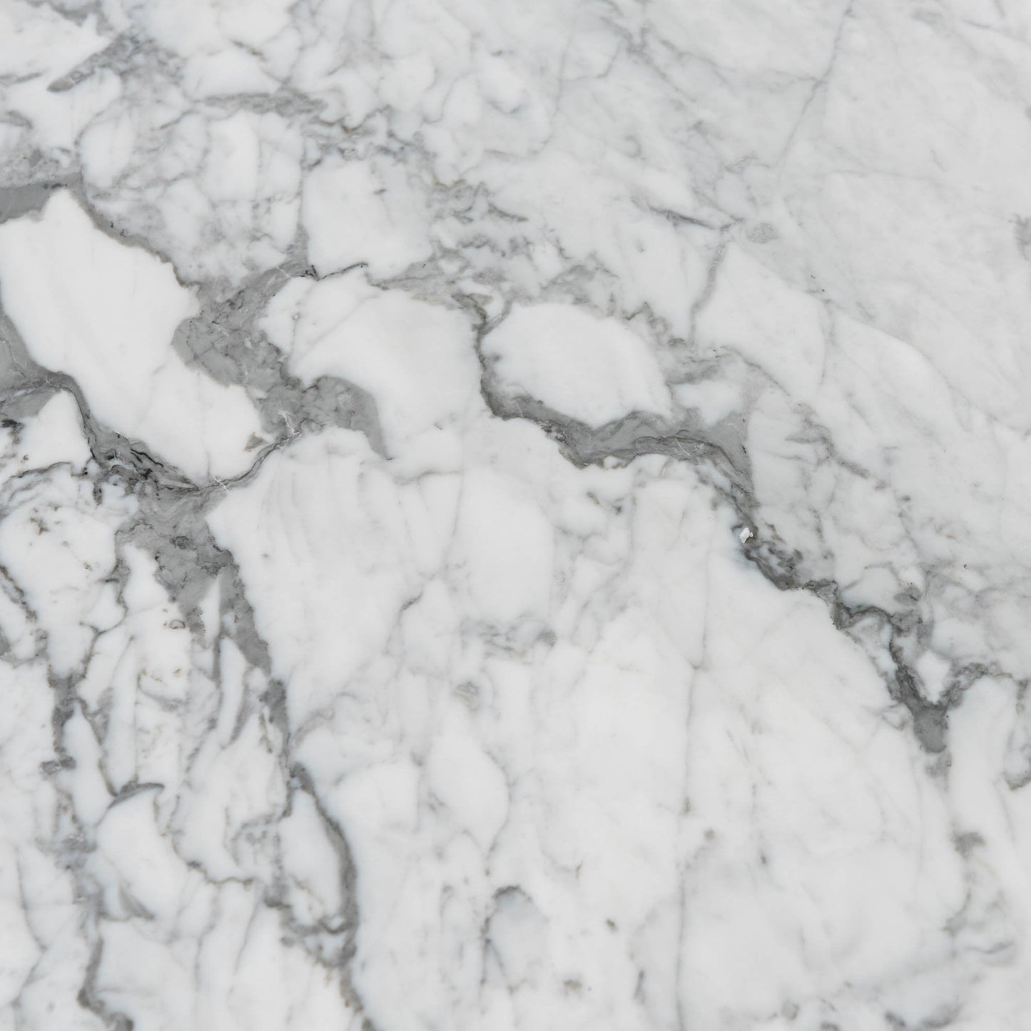 Ex Display - Maxwell 1.8m White Marble Dining Table - Black Legs