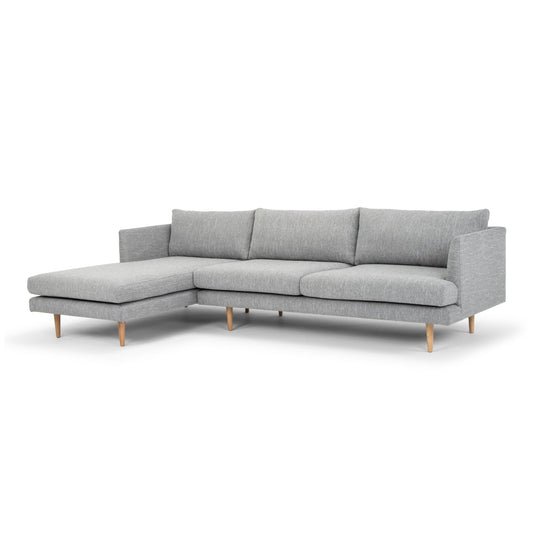 CLC2863-FA Seater With Left Chaise Sofa - Graphite Grey with Natural Legs - Last one