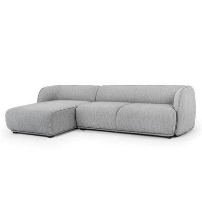 3 Seater Left Chaise Sofa - Graphite Grey