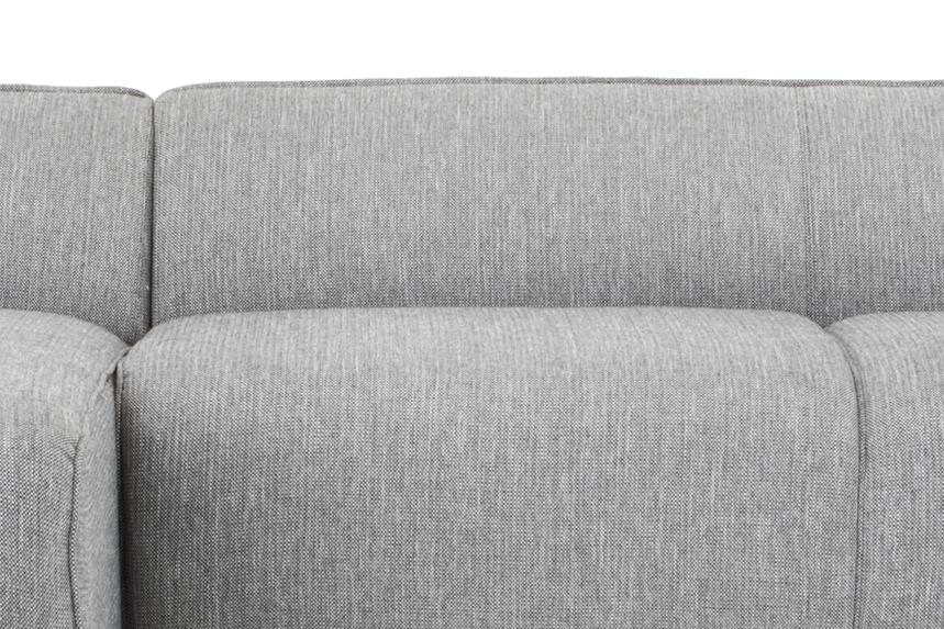 3 Seater Left Chaise Sofa - Graphite Grey