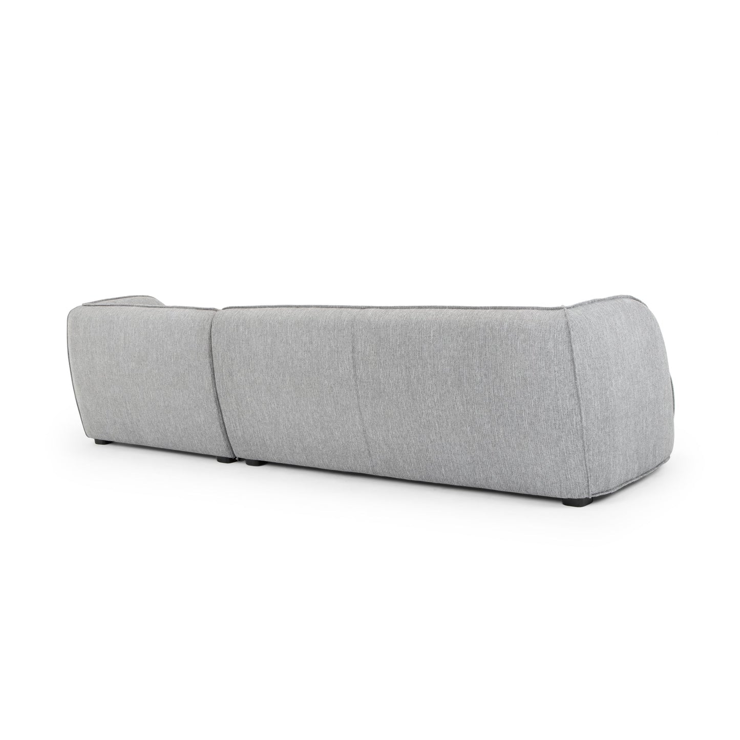 3 Seater Right Chaise Sofa - Graphite Grey