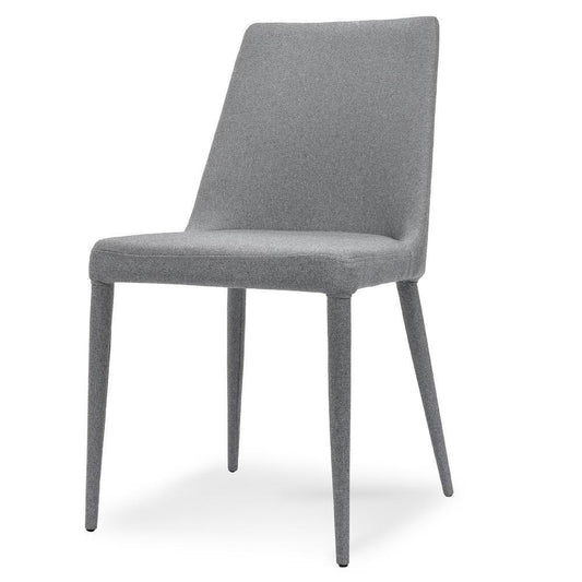 Ex Display - Millie Fabric Dining Chair - Coin Grey