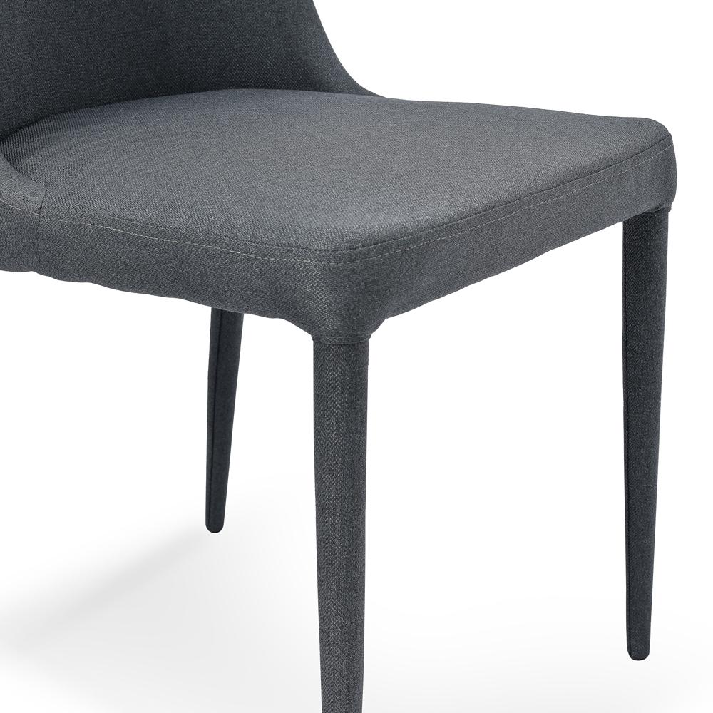 Millie Fabric Dining Chair - Gunmetal Grey - Last One