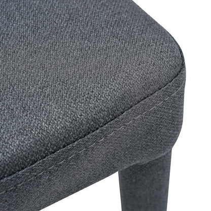 Millie Fabric Dining Chair - Gunmetal Grey - Last One