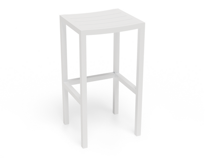 Halki Outdoor Stool - White