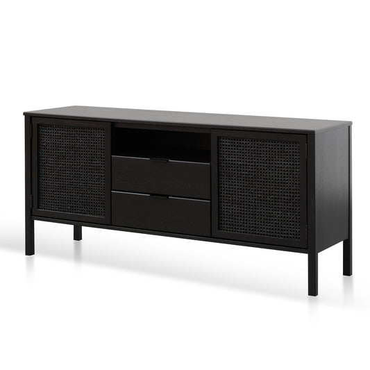 Ex Display - Molina 1.56m Wooden Sideboard - Black