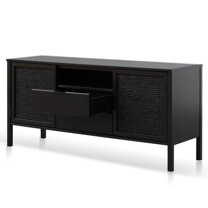 Ex Display - Molina 1.56m Wooden Sideboard - Black
