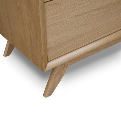 6 Drawer Wide Chest - Natural