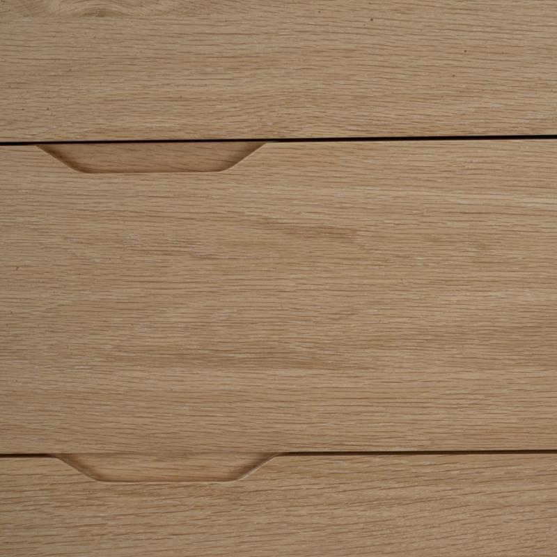6 Drawer Wide Chest - Natural