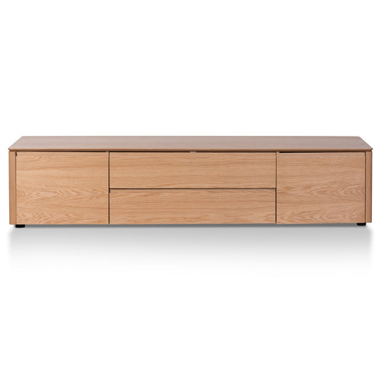 CTV6201-CN TV Entertainment Unit with Middle Drawer - Natural Oak