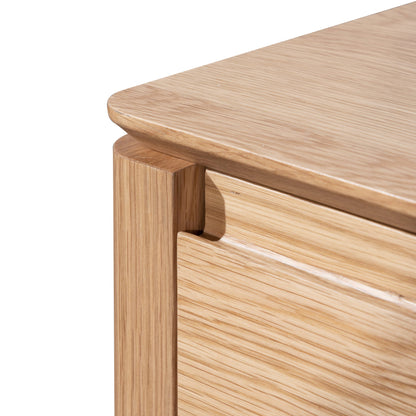 CTV6201-CN TV Entertainment Unit with Middle Drawer - Natural Oak