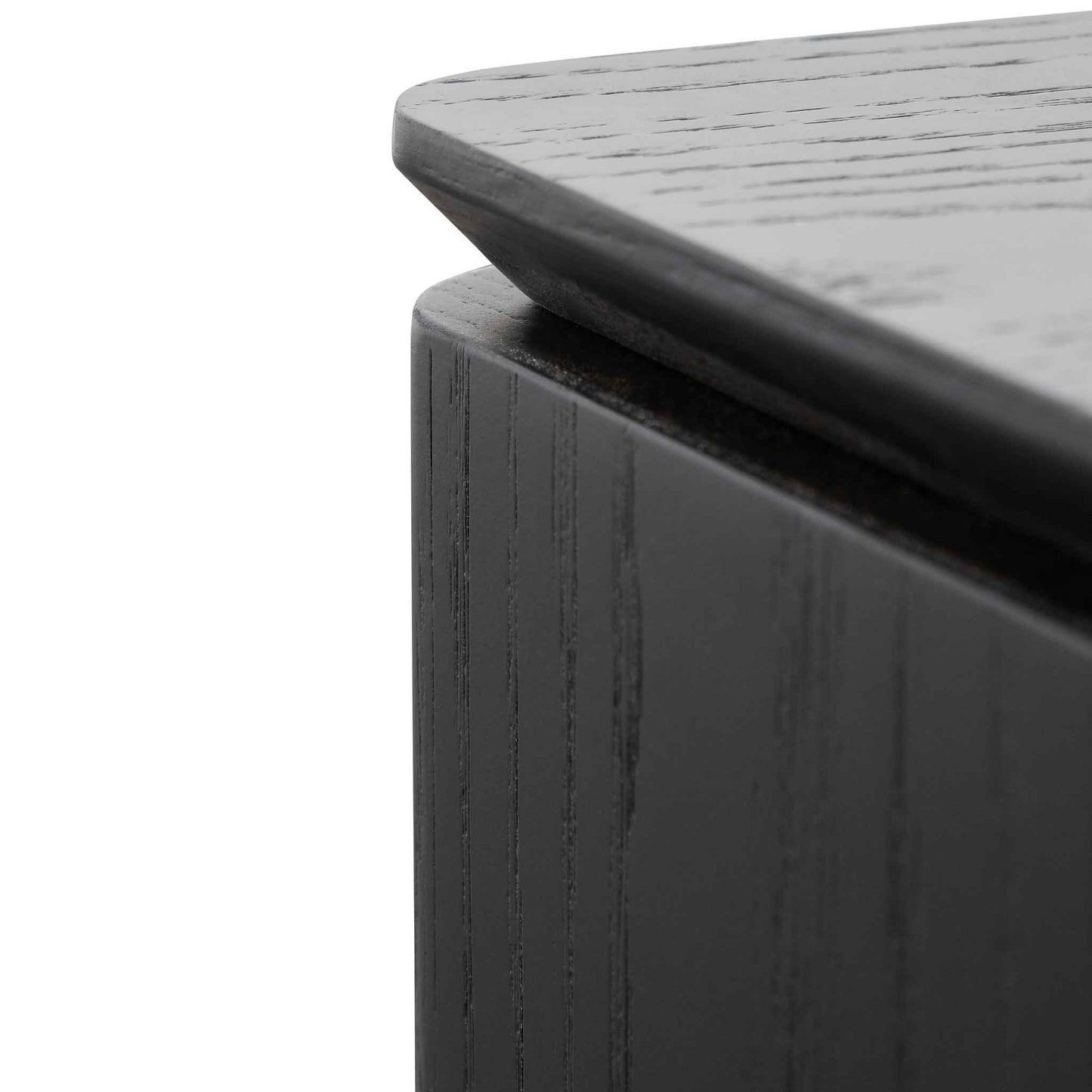 CTV6134-CN TV Entertainment Unit with Middle Drawer - Black Oak