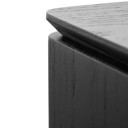 CTV6134-CN TV Entertainment Unit with Middle Drawer - Black Oak