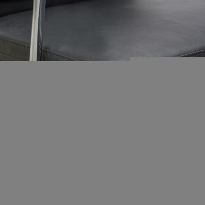 High Back Office Chair - Black Leather