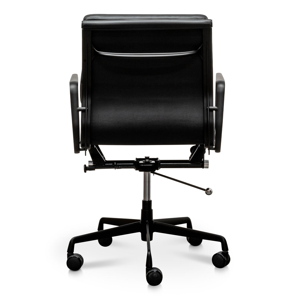 Ashton Low Back Boardroom Chair – Full Black – view 5