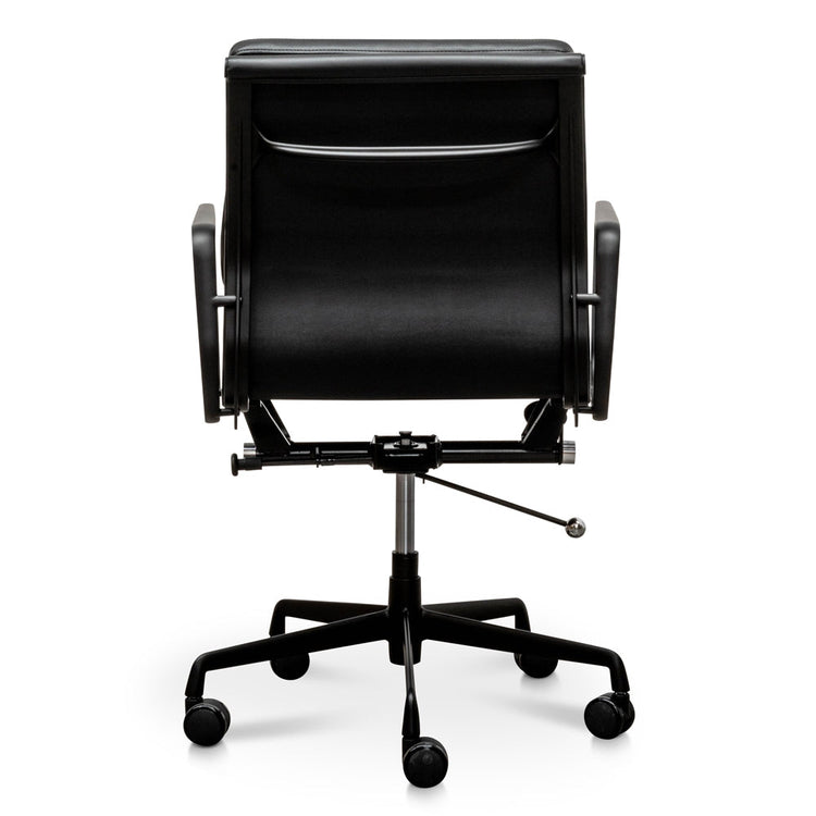Ashton Low Back Boardroom Chair – Full Black – view 5