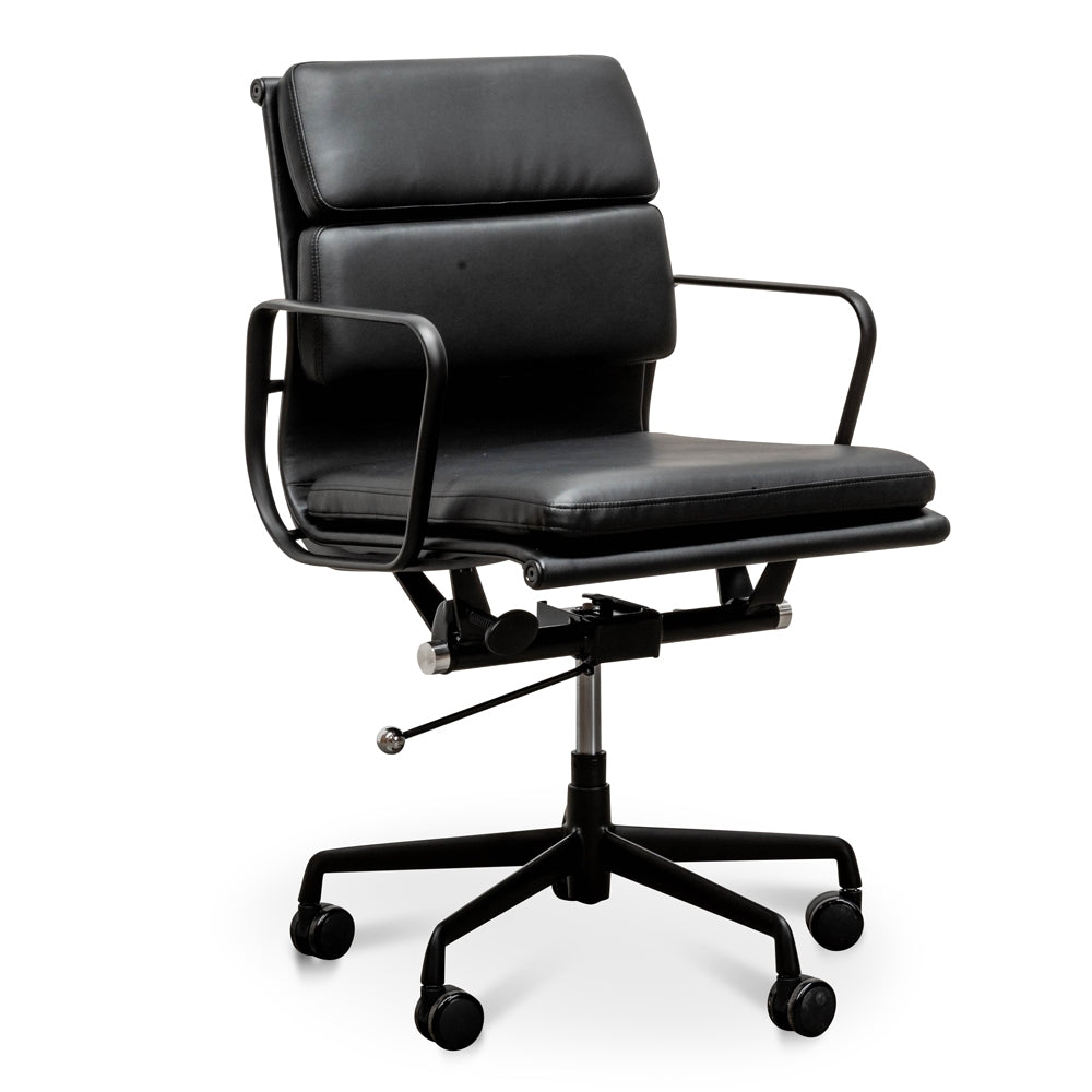Ashton Low Back Boardroom Chair – Full Black – view 6