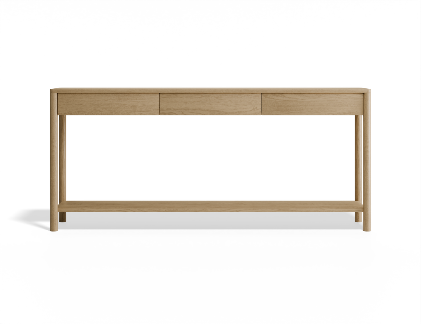 Nordica Console Table in Solid Oak - 172cm