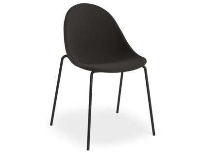 Pebble Fabric Upholstered Chair - Anthracite