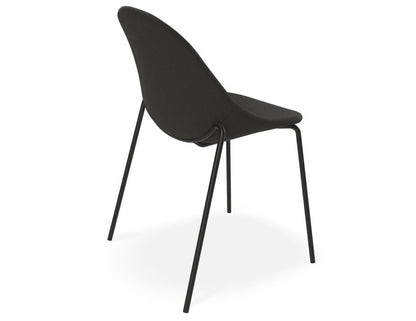 Pebble Fabric Upholstered Chair - Anthracite