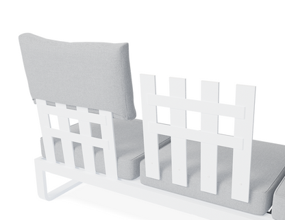 Fino 3-Seater With Backrest And Ottoman Outdoor Modular Sofa