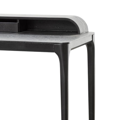 Wooden Home Office Desk - Black