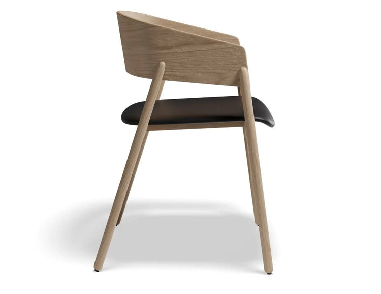 Sargood Armchair - Natural - Black Pad