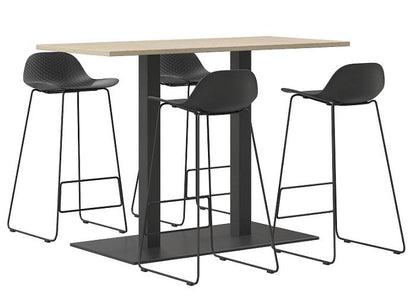 Scope 1.8m High Bar Table - Oak