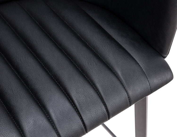 Andorra Bar Stool - Vintage Black Seat