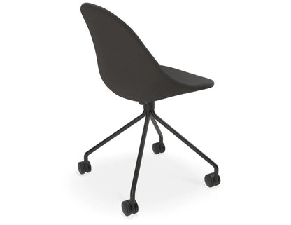 Pebble Fabric Upholstered Chair - Anthracite