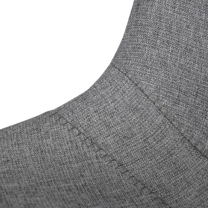Set of 2 - Duke 65cm Fabric Bar Stool - Dark Grey - Last Set