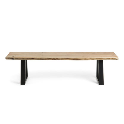 Sono Solid Wattle Timber Bench Seat - Natural