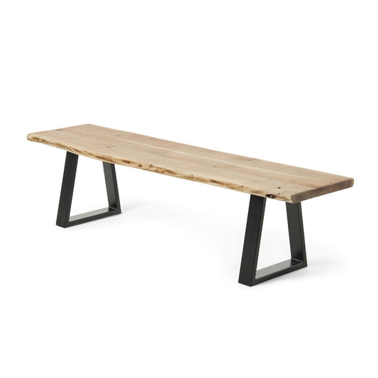 Sono Solid Wattle Timber Bench Seat - Natural