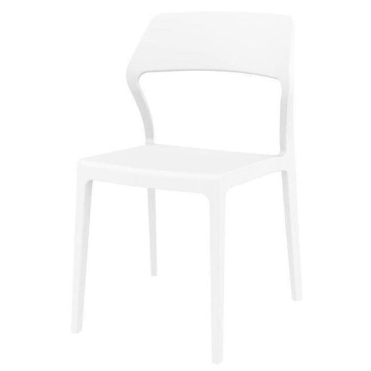 Specter Indoor / Outdoor Dining Chair - White