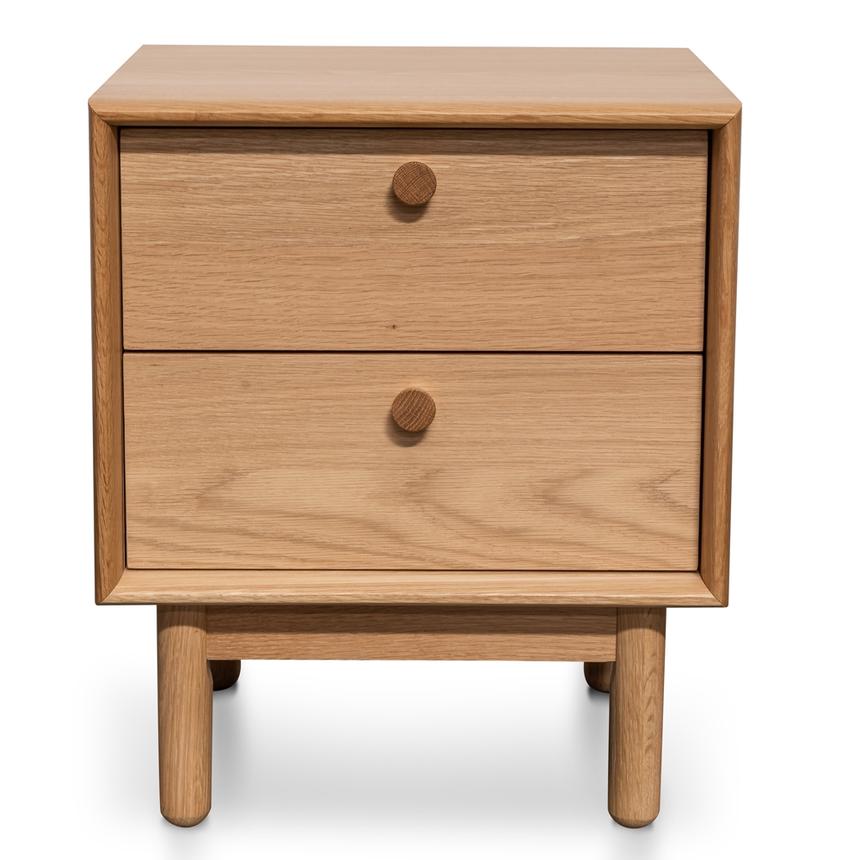 2 Drawer Side Table - Oak