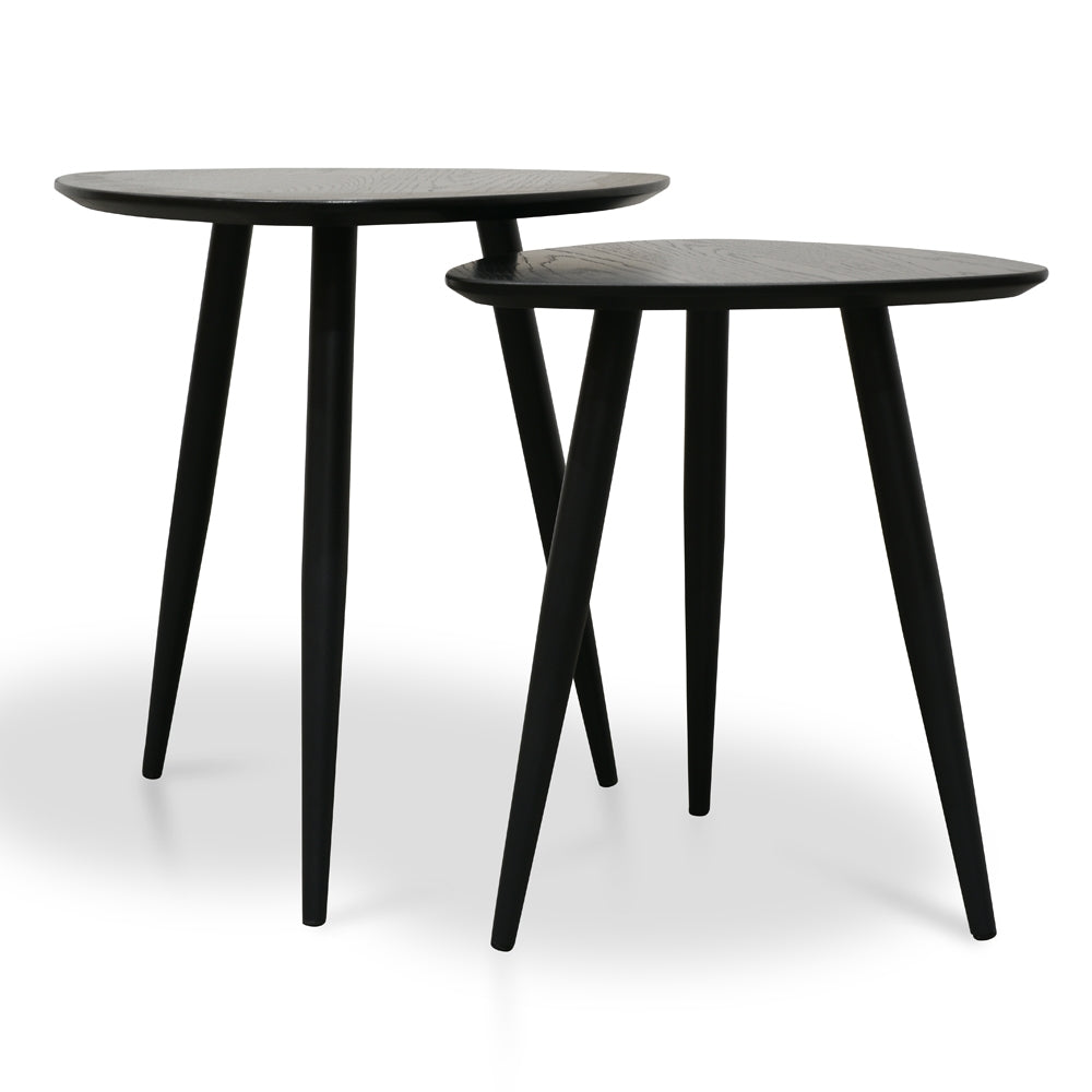 Eirikur Set of Side Table - Black
