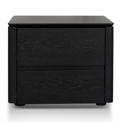 Bedside Table - Black Oak Veneer