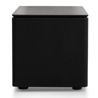Bedside Table - Black Oak Veneer