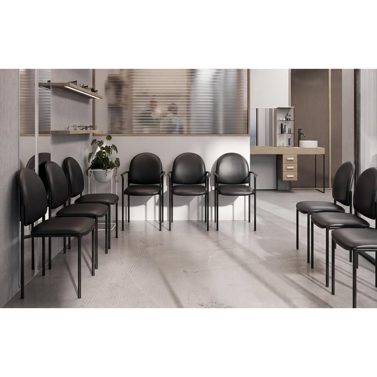 Stacking Visitor Chair – office setting