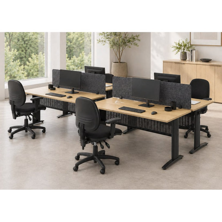 Summit Straight Office Desk – office setting