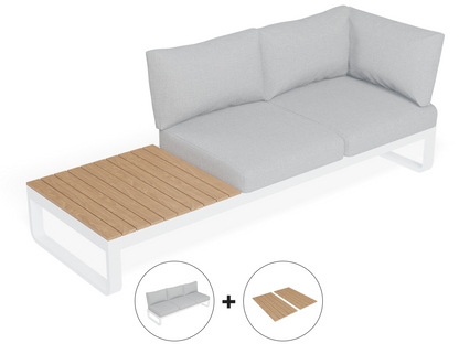 Fino With Sofa Tray Outdoor Modular Sofa
