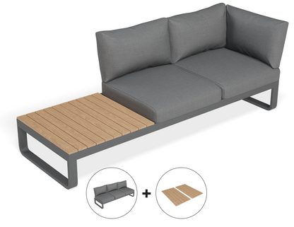 Fino With Sofa Tray Outdoor Modular Sofa
