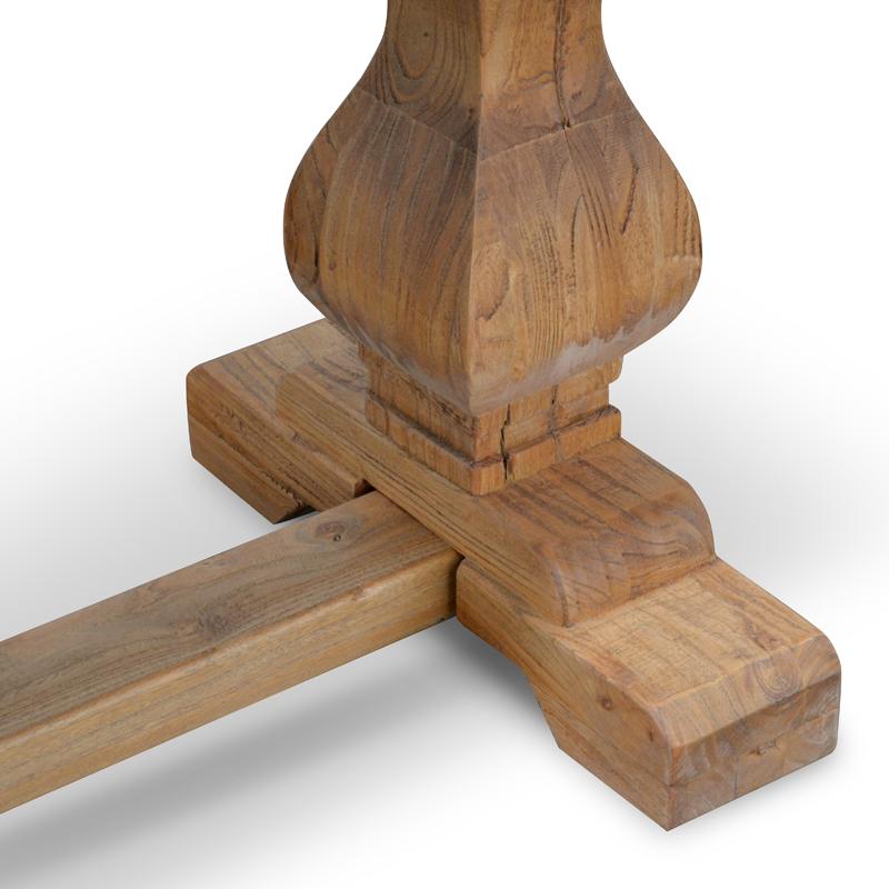 Titan 2m Reclaimed ELM Wood Bench - Natural