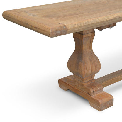 Titan 2m Reclaimed ELM Wood Bench - Natural