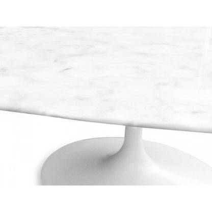 Oval 2m Marble Dining Table
