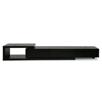 CTV2390-BB Lowline 2.4-3.07m Entertainment TV Unit - Full Black